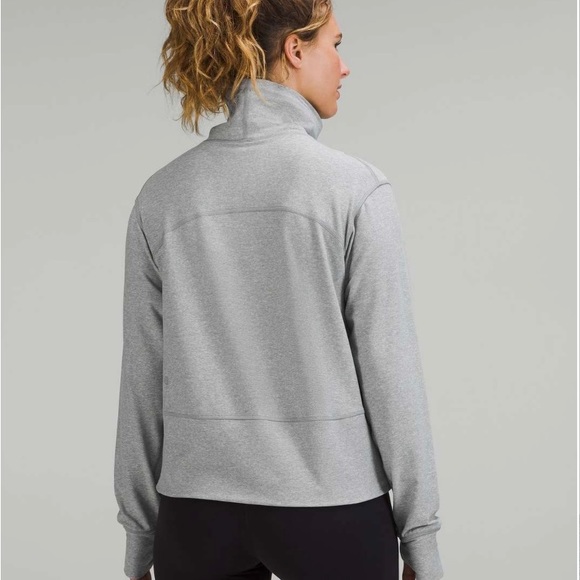Lululemon Ready To Rulu Pullover Heathered Raceway Grey Size 6 - Picture 3 of 12
